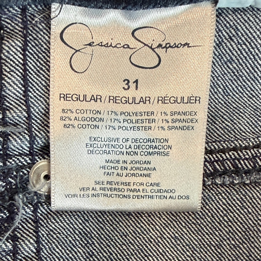 Jessica Simpson Kiss Me Jegging Dark Blue Size 31 - Picture 7 of 14